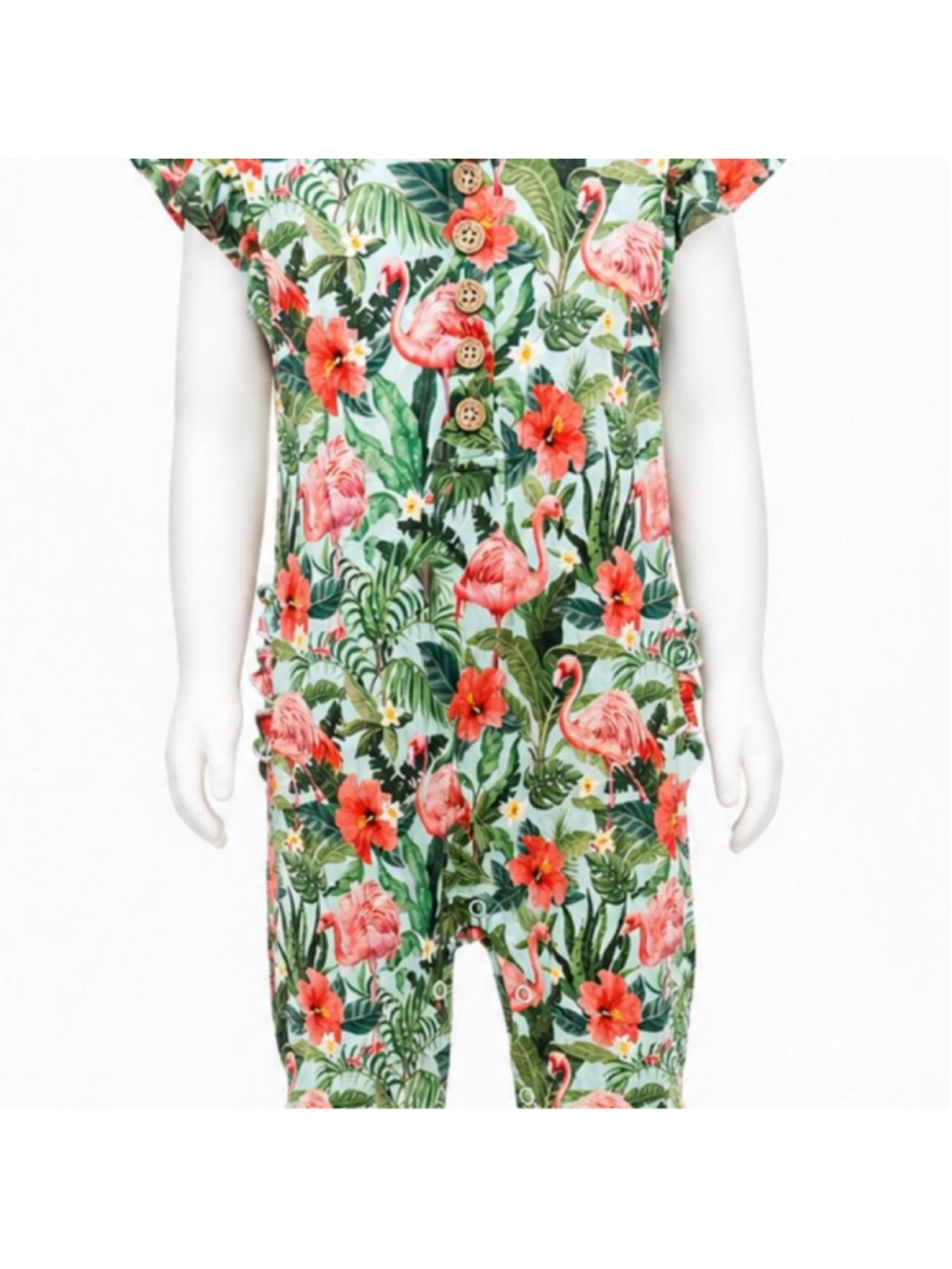 Bamboo Bud Flamingo Tropical Romper – 18–24 Months – NWT

Bamboo bud romper